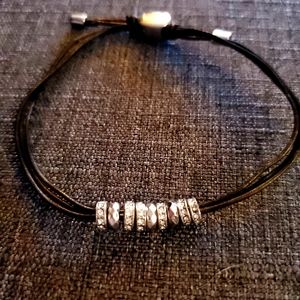 Fossil leather bracelet